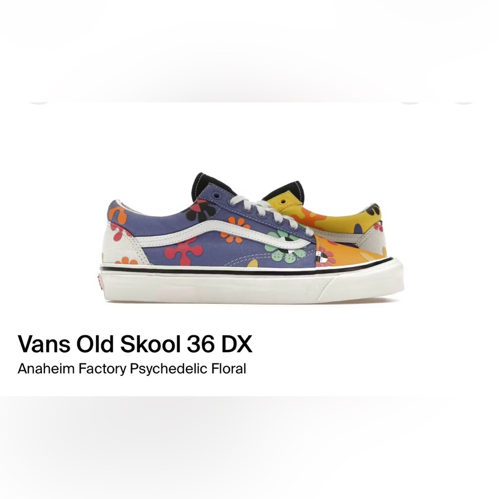 Vans Blue and Yellow Athletic Shoes with Classic Style new in box
